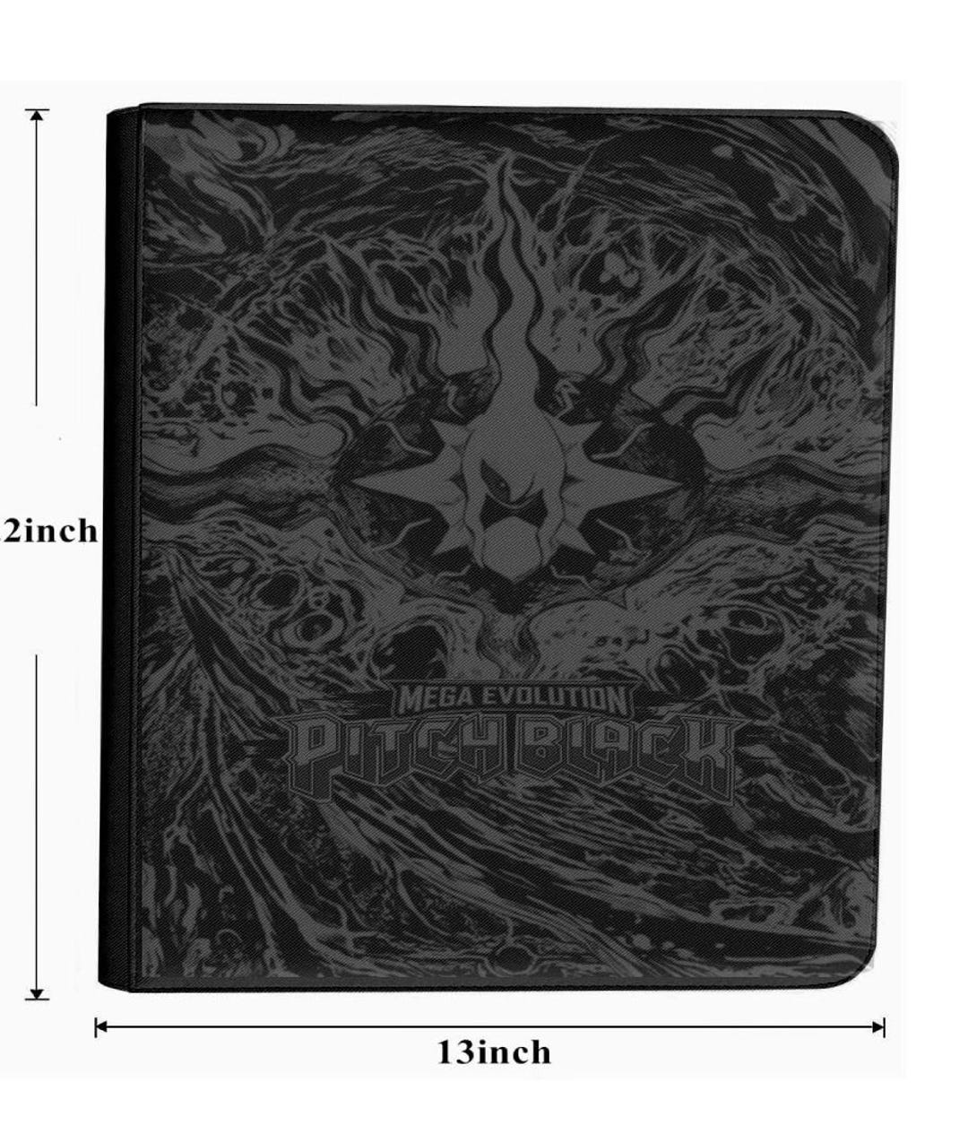 black pokemon card binder Charizard holds up to 180 cards Pokémon TCG: Scarlet & Violet-Black