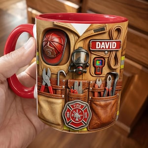 Custom Cloud Architect Mug, Personalized Network Engineer Gift, 3D Effect Server Rack Coffee Cup, Unique DevOps SysAdmin IT Graduate Present