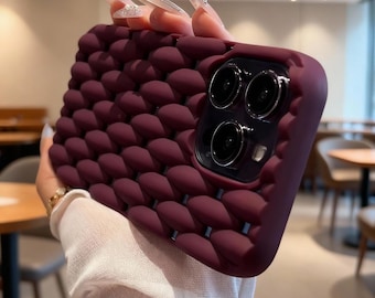 Funda de malla transpirable para iPhone de color liso: silicona suave que disipa el calor.