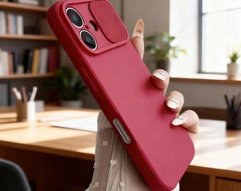 Slide-Kamera-Objektiv-Schutz-Silikon iPhone Fall | Stoßfeste Softcover für iPhone