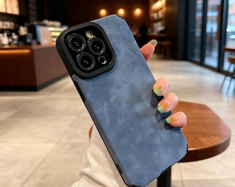 Funda de silicona mate para iPhone / Cubierta de lente a prueba de golpes