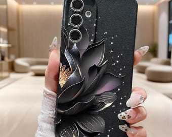 Funda Black Lotus para Samsung: elegante y resistente a los golpes