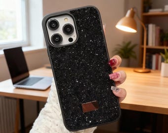 Funda de lujo con diamantes de imitación para iPhone / Funda brillante a prueba de golpes para iPhone