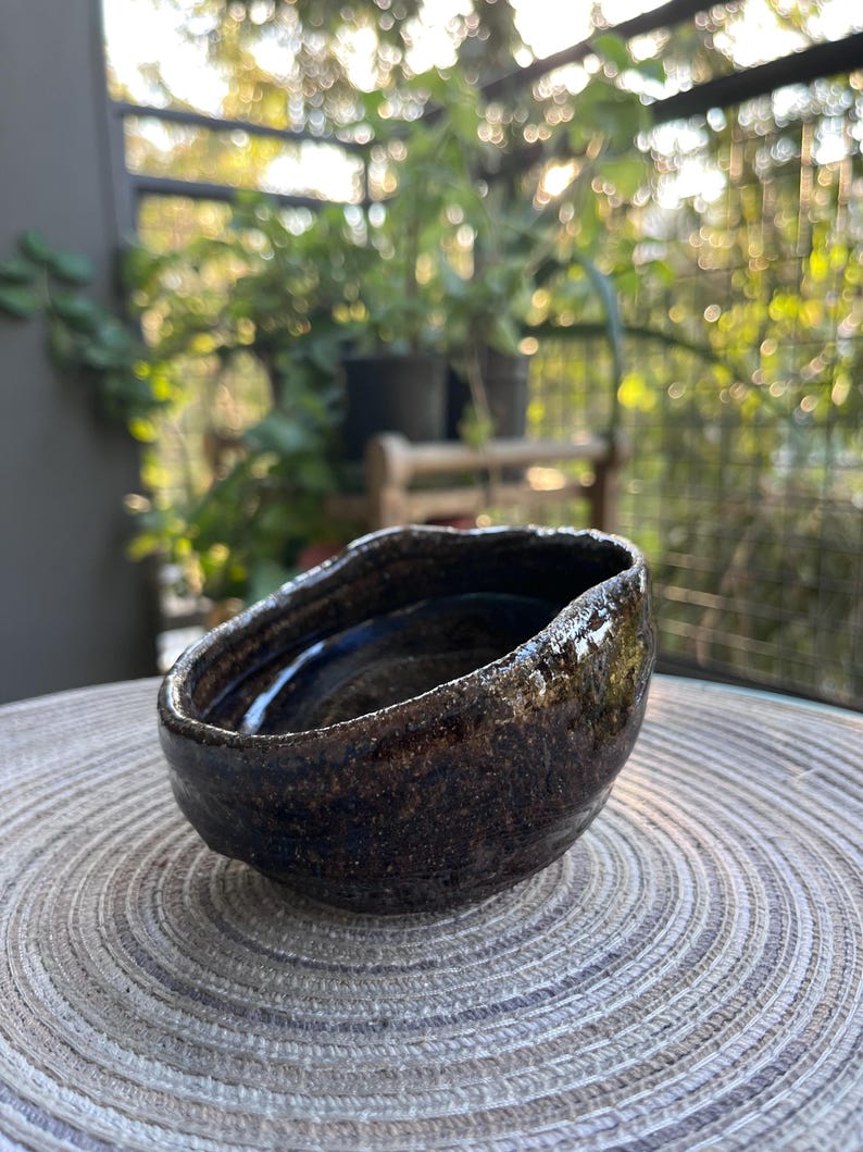 Wabi Sabi Ceramic Planter – Handmade Stoneware Plant Pot – Minimalist ...