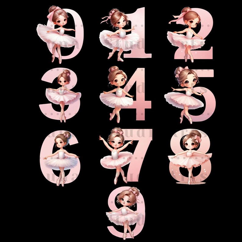 Ballet Alphabet PNG Clipart | Ballerina Letters, Numbers (digital ...