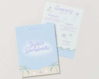 Bachelorette Weekend Template - Beach