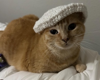 猫用グレーベレー帽 送料無料 - Etsy 日本