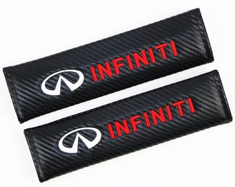 Infiniti Carbon-Faser-Sicherheitsgurt-Abdeckung Schulterpolster (2er-Set)