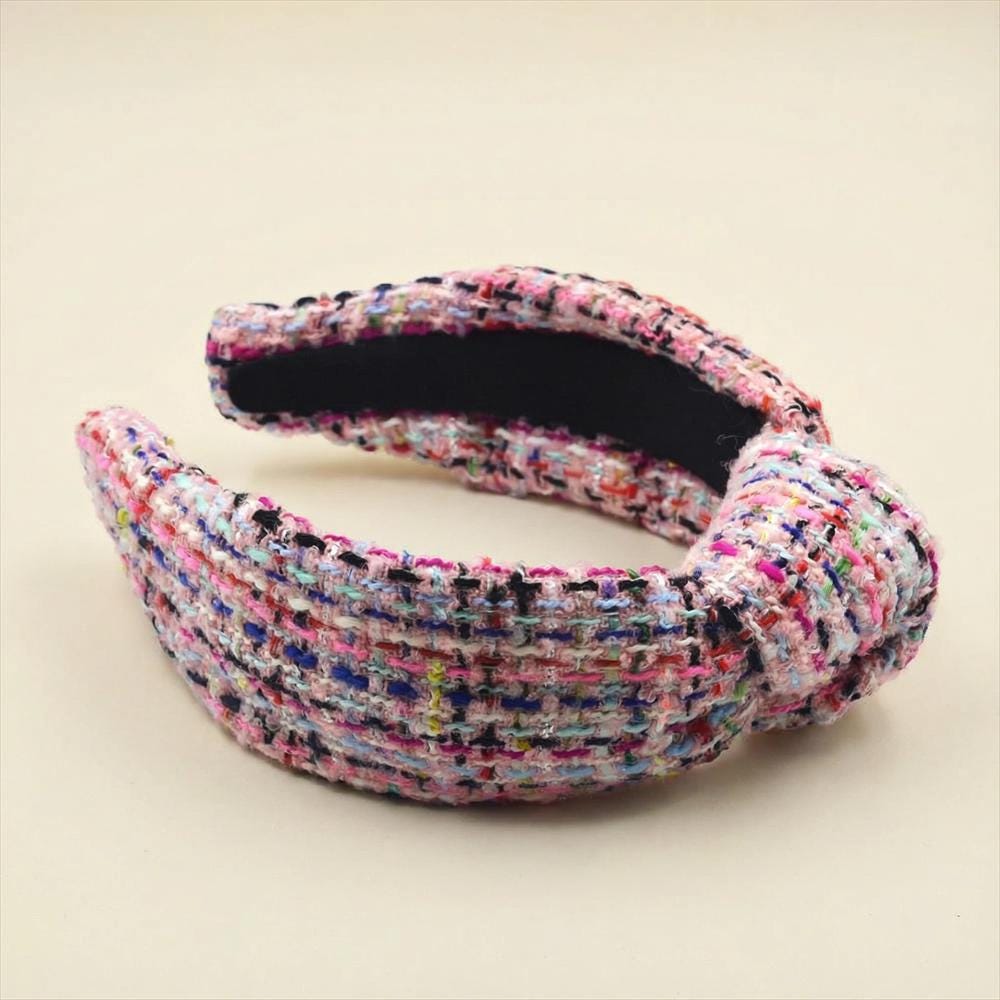 Pink Tweed Headband - Etsy display picture 1