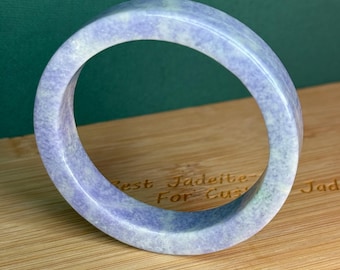 Multiple sizes Real Purple Jadeite Bangle Bracelet Lavender Lilac Jade Guatemalan Jadeite Jewelry gift for her