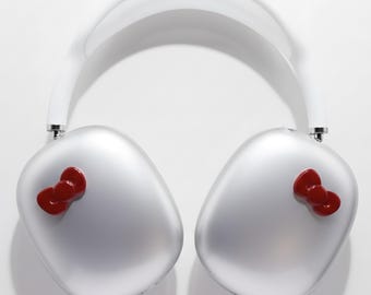 Funda con lazo para AirPods Max: una bonita funda con capas y un bonito colgante