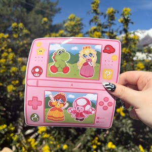 Video Game DS // Sticker Sheet // Vinyl Stickers - Laptop, IPad, Notebook & Journal Decals