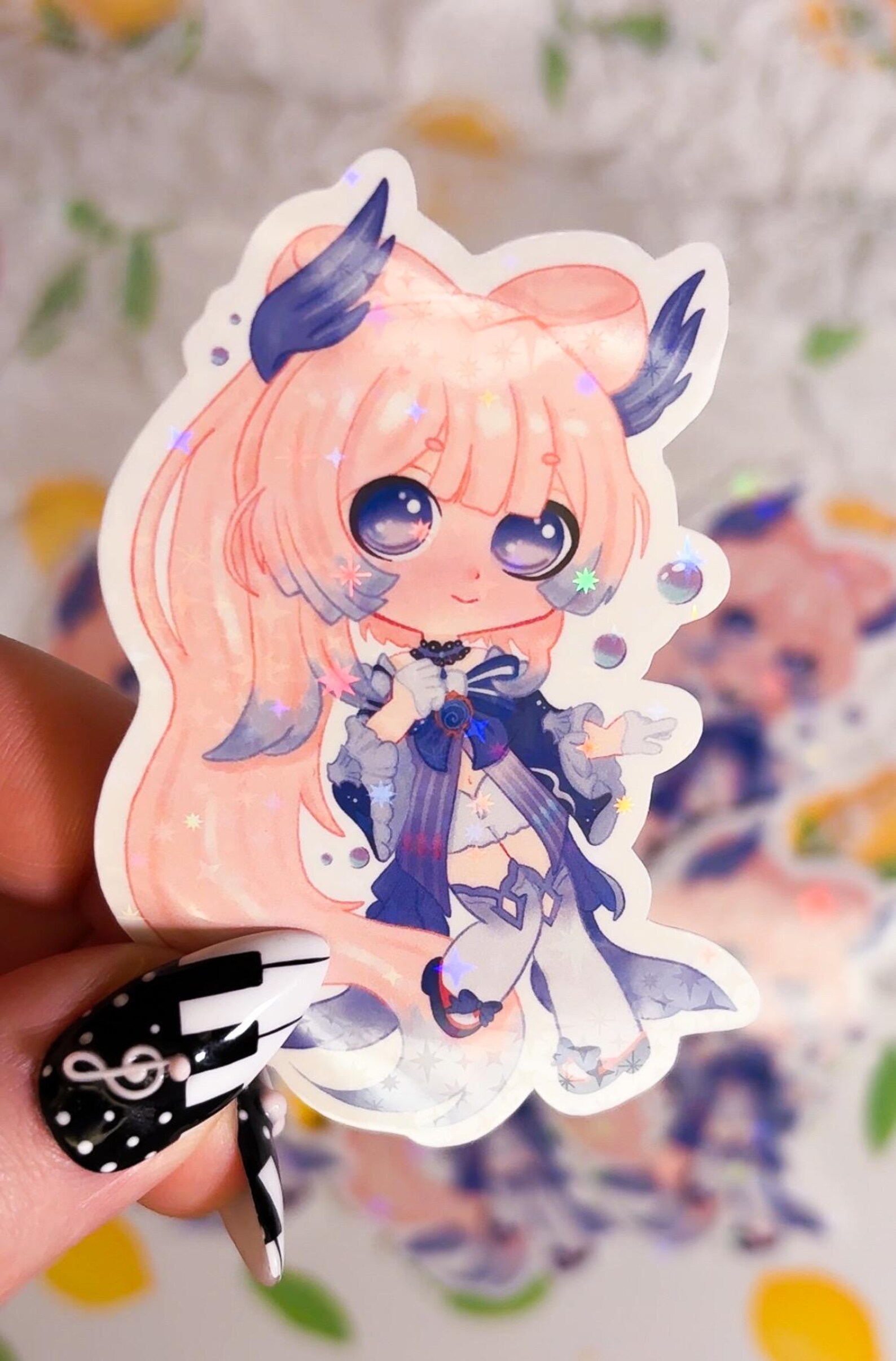 Genshin Kokomi // Sticker// Cute Video Game Vinyl Stickers - Laptop ...