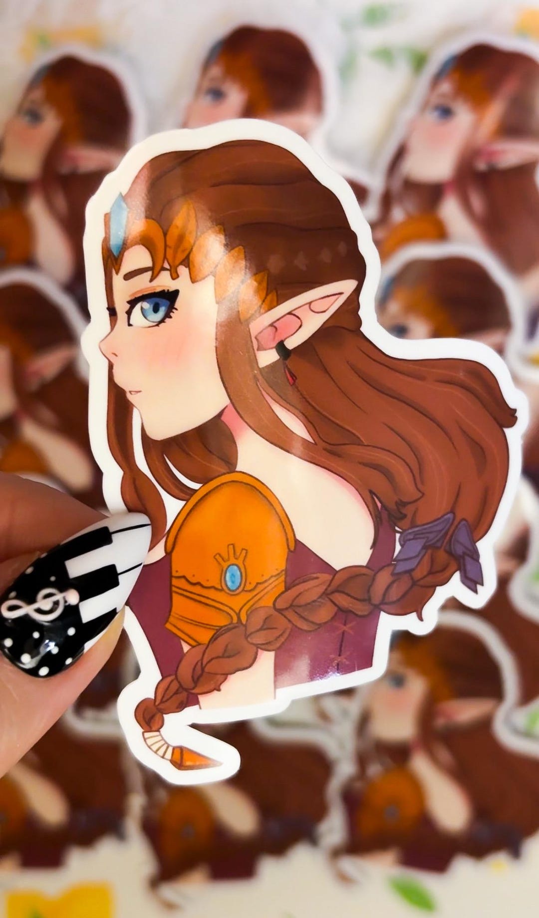 Twilight Princess // Sticker // Cute Vinyl Stickers - Laptop, Ipad ...