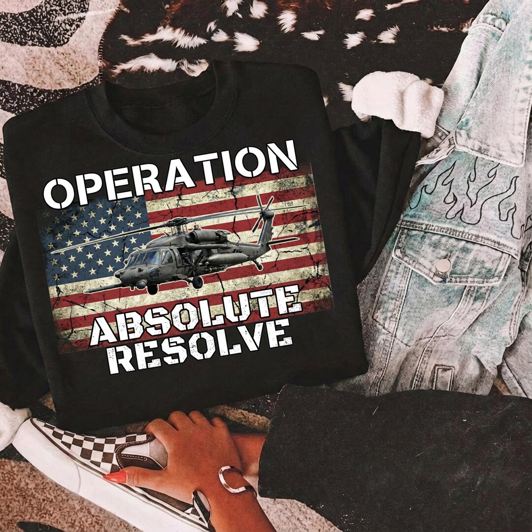 Operation Absolute Resolve Png | Military Helicopter American Flag ...