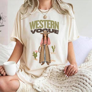 Western Cowgirl PNG | Retro Western Girl Sublimation Design | Country Western Shirt PNG | Boho Cowgirl Digital Download