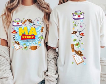 MA Story PNG Medical Assistant Sublimation Design, To Infinity and Beyond Patients T-Shirt Graphic, Healthcare Clipart Download