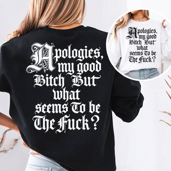 Apologies My Good Bitch Svg Png | Funny Sarcastic Digital Design | funny svg | Sassy Quote Svg | trendy png