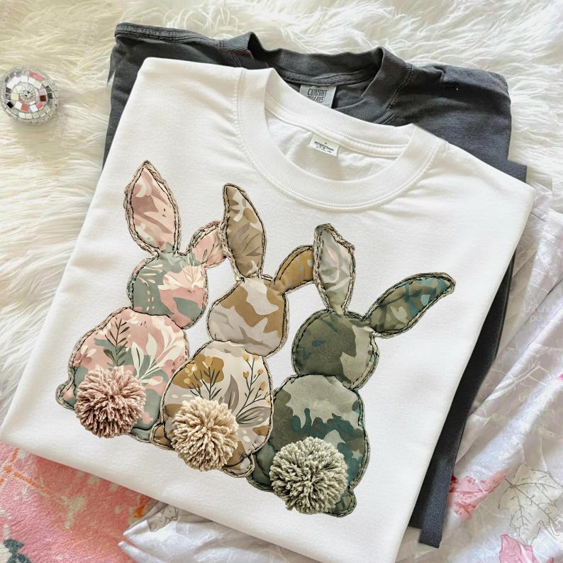 What Bunny Rabbit Camaflouges Camo Floral Patchwork Bunny PNG, Camouflage Bunny PNG, Camo Easter Png ...