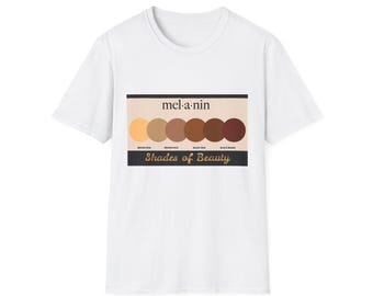 メラニンシェードグラフィックTシャツ｜スキントーンパレットTシャツ