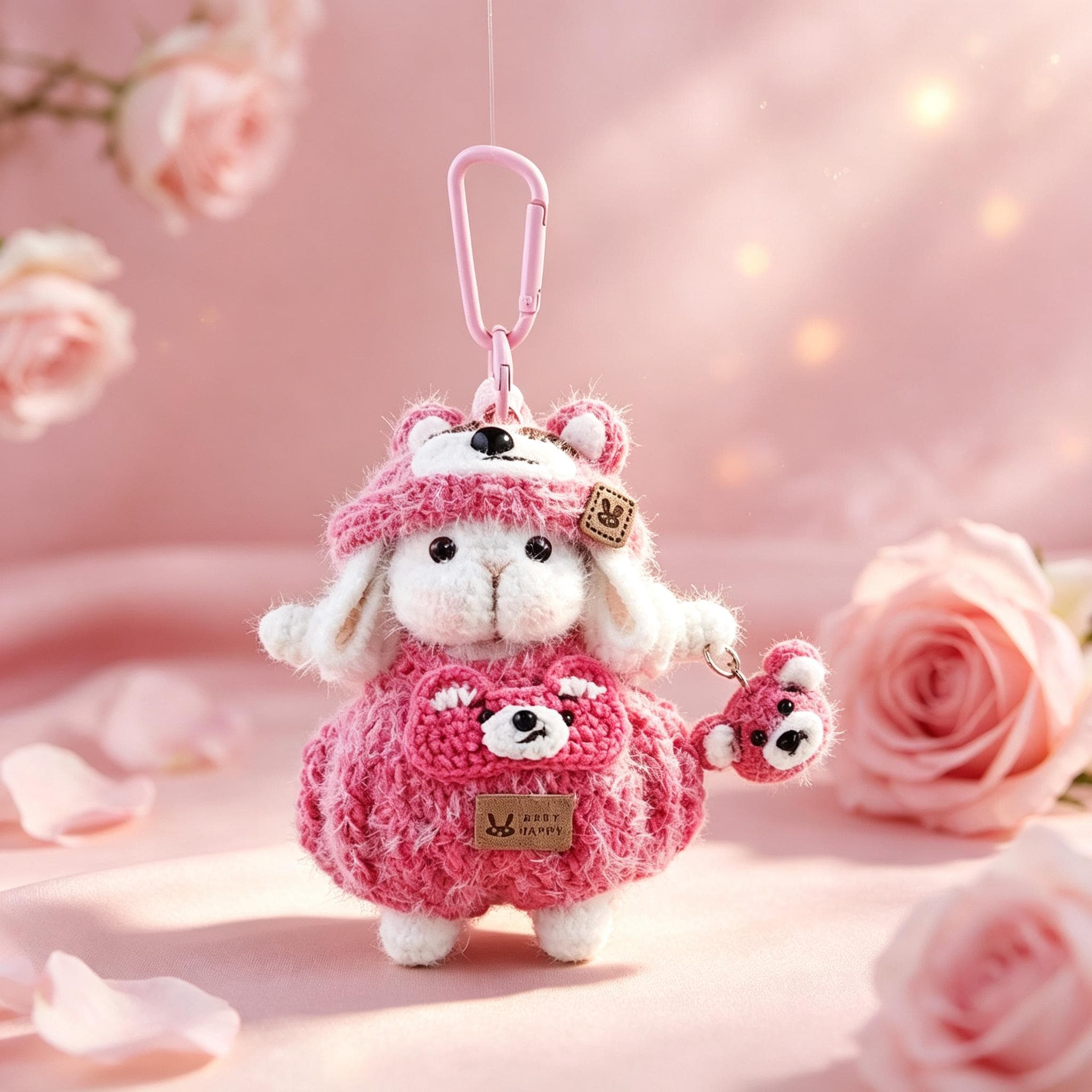 Sugar Bunnies Keychain - Etsy