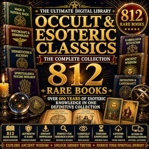 812 rzadkich książek okultystycznych i ezoterycznych, magia, czary, alchemia (do pobrania w formacie PDF)