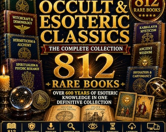 Occulte en esoterische pdf-bibliotheek, 800+ zeldzame historische boeken over magie, hekserij, alchemie, hermetisme en mystiek
