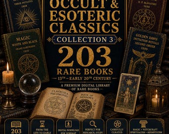Colección de Conocimiento Prohibido Vol. 3 / 203 Libros raros de ocultismo, demonología, brujería, misticismo y magia ritual en formato PDF