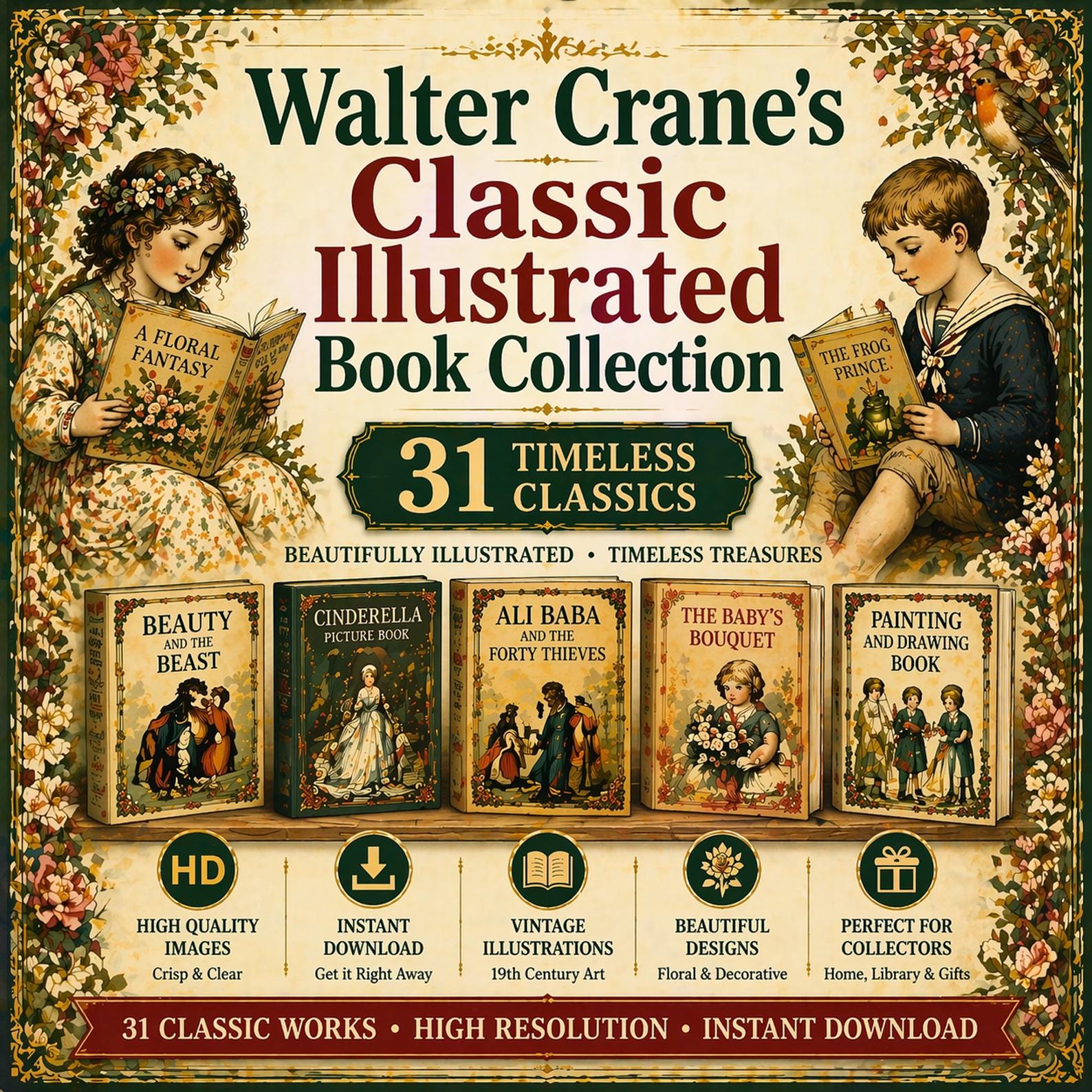 Vintage Childrens Classics Book Sets - Etsy