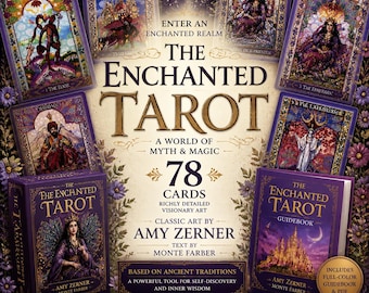 The Enchanted Tarot | 78 High-Quality Digital Tarot Cards | Instant Download | A World of Myth & Magic | nstant Download JPEG
