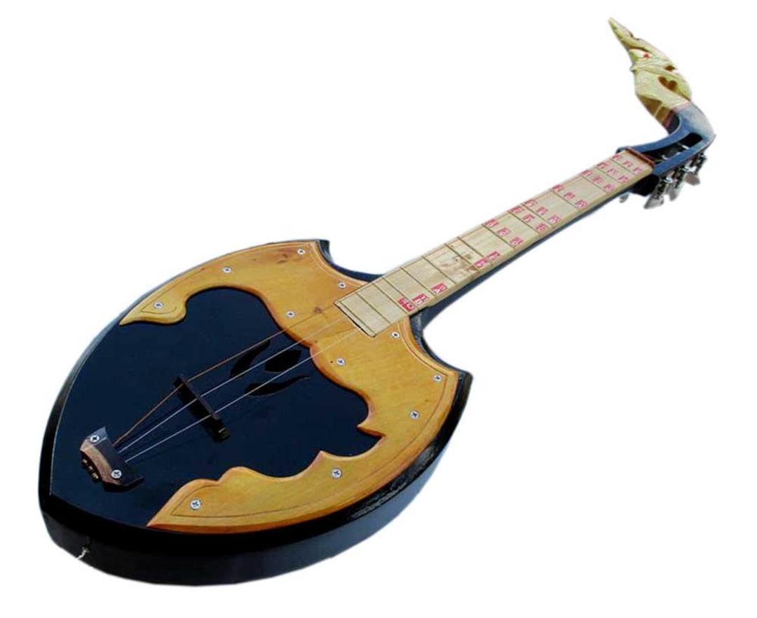 Isan Instruments Traditional Acoustic Thai Phin Lute - Isan Music Instrument ...