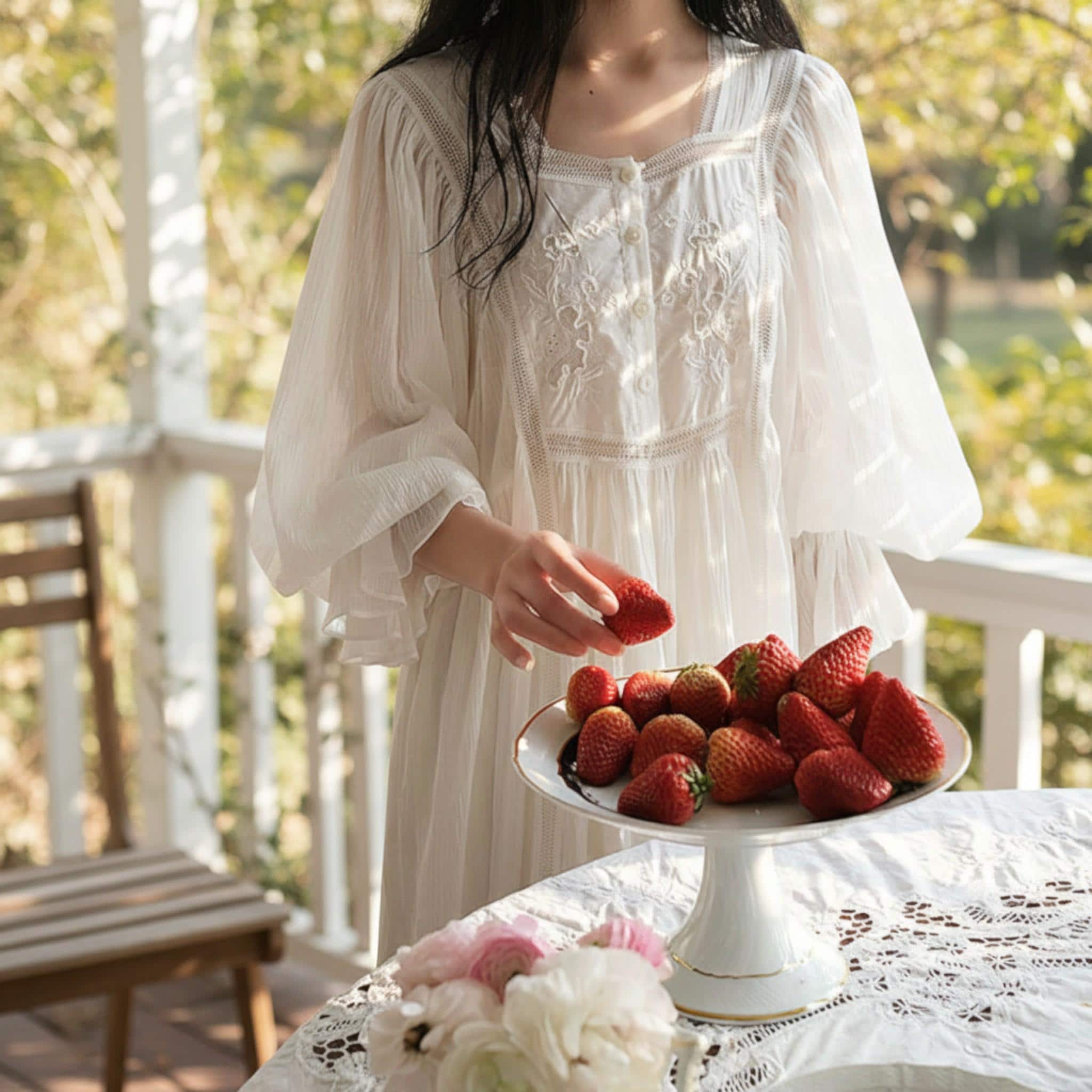 Korean Night Dress - Etsy