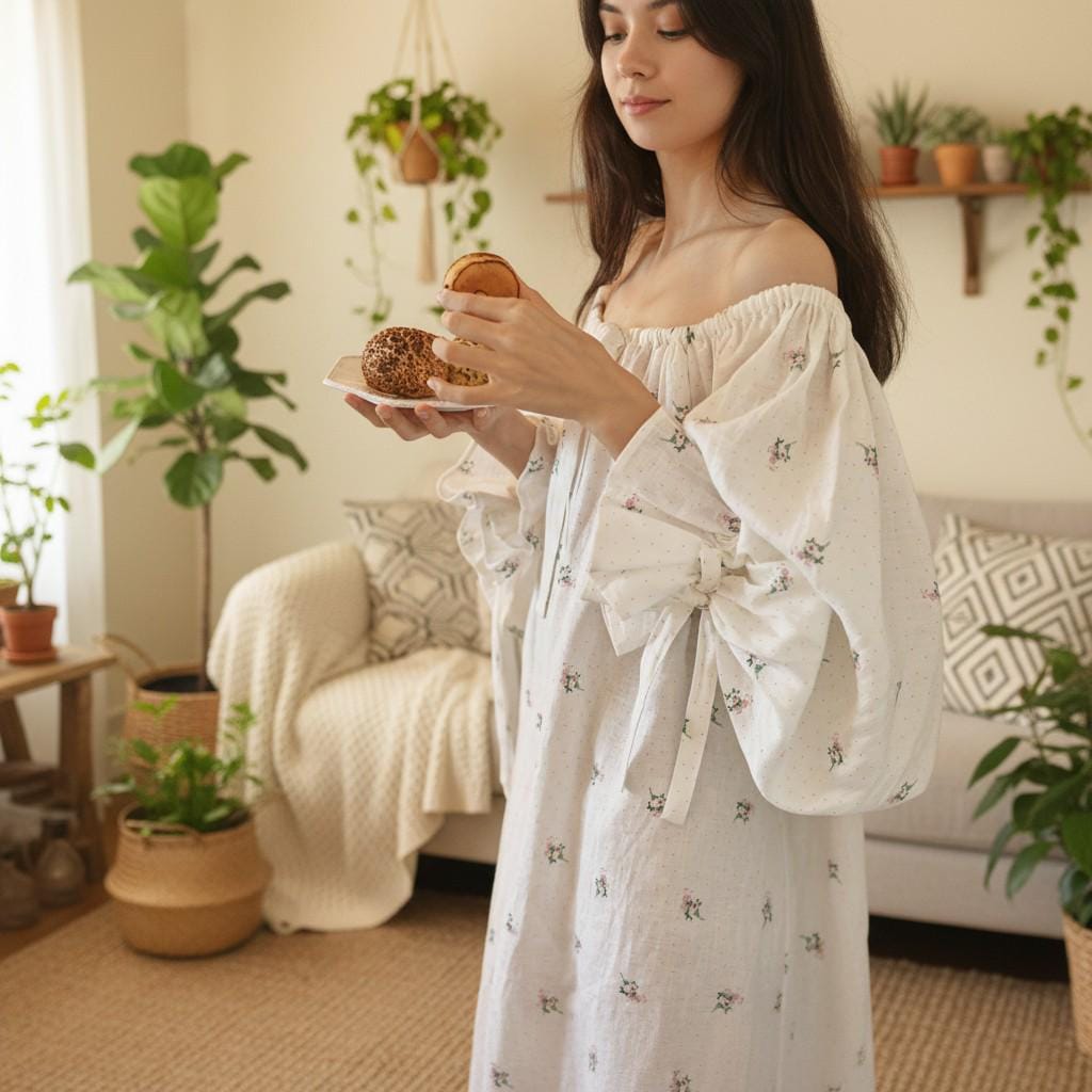 white christmas dresses Young USA® Women's Sleepwear Cute Printed Cotton Sleep Shirts Short Sl –  MODA GOODS