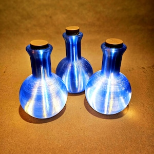 Illuminated Potion Bottle: Light-up Bottle For LARP, Cosplay, etc