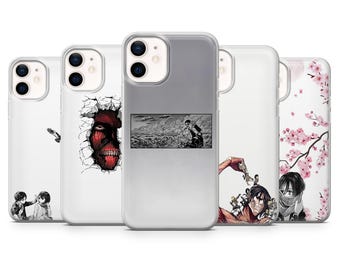 Attack on Titan Phone Case Anime Cover for iPhone 17, 17Air, 16Pro, 15, 14, 13, 12, Samsung S25, S24, S23, A16, A56, Pixel 10Pro, 9A