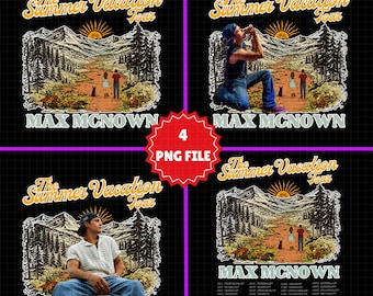 MAX McNOWN PNG: The Summer Vacation Tour 2026 PNG (Digital Download)