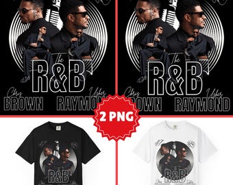 Usher Chris Brown R&B Tour 2026 PNG Design (Digital Download)