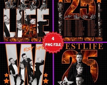 WestLife PNG ; Digital Download, PNG Ready print To T- Shirt