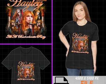 Hayley Williams Ego Tod Auf Einer Junggesellinnenparty, Tour 2026 PNG, Konzert Digitale Datei (4500x5100 px).