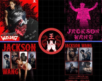 Jackson wang PNG Design: Bereit zum Druck, Design Bundle (Digitaler Download).