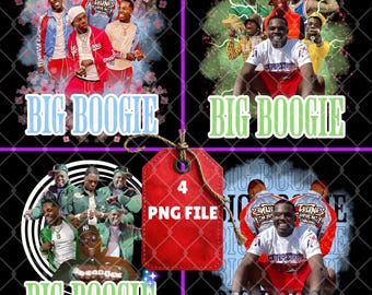 Big Boogie PNG-Datei-Bundle: Schmerz auf Papier Tour Design (digitaler Download)