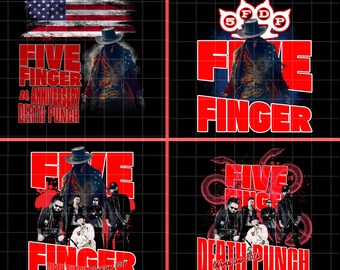 Five Finger Death Punch 20th Anniversary World Tour 2026 North America City Dates T-Shirt  Bundle (Digital Download).