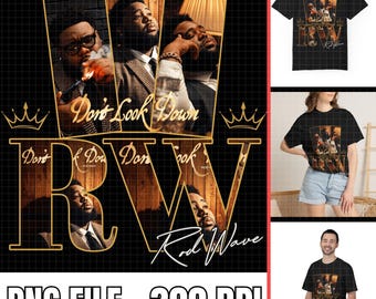 Rod Wave 'Don't Look Down Tour 2026 PNG File (Digital Download)