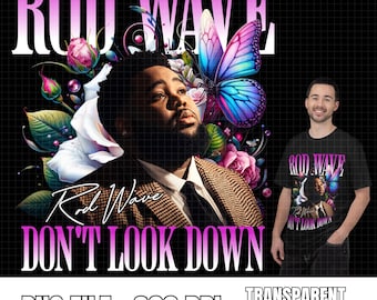 Rod Wave 'Don't Look Down Tour 2026 PNG File (Digital Download)