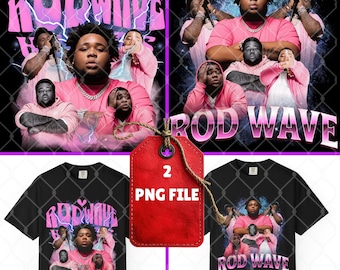 Rod Wave PNG: Die Redmodellierung Erfahrung Tour, Thsirt PNG File Design Bundle (Digitaler Download)