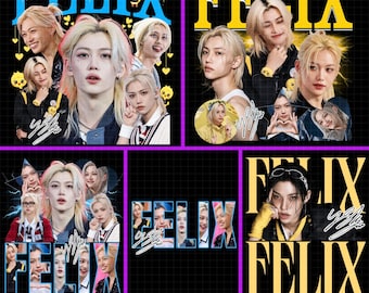 Felix Stray kids PNG Design, Instant Download And Ready To Print