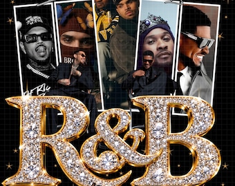 Usher Chris Brown R&B Tour 2026 PNG Design (Digital Download)