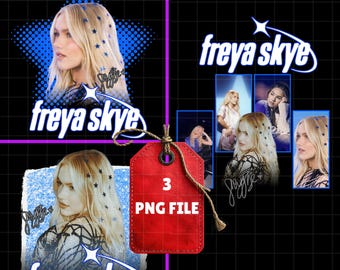 Freya Skye Stars Align Tour 2026 - Konzert-T-Shirt PNG (Digitaler Download)