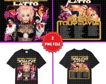Doja Cat Tour PNG File, T-Shirt (Digital Download)