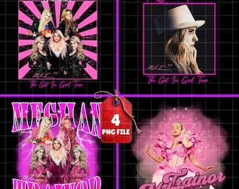 Meghan Trainor Tour 2026 PNG Bündel, T-Shirt Design (Digitaler Download)